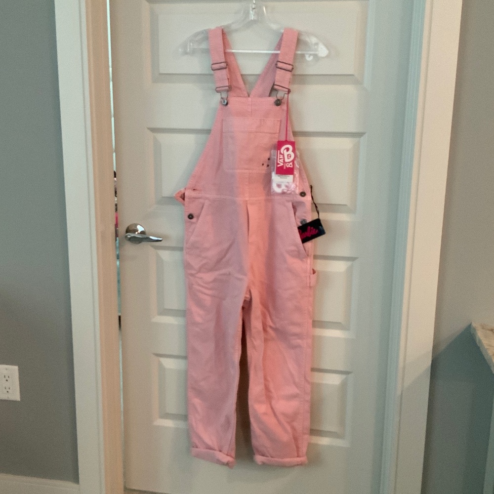 VANS x Barbie Stardom Ground Work Women’s Overalls Pink Rare Limited Edition